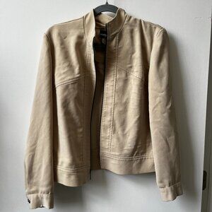 Tan Bomber Jacket